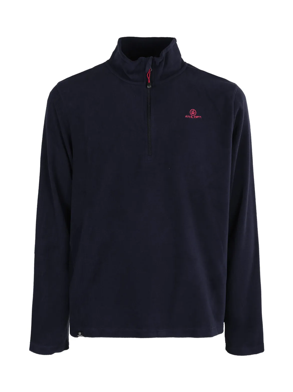 Athl Dpt Felpa da uomo mezza zip in micropile