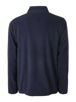 Athl Dpt Felpa da uomo mezza zip in micropile - blu scuro
