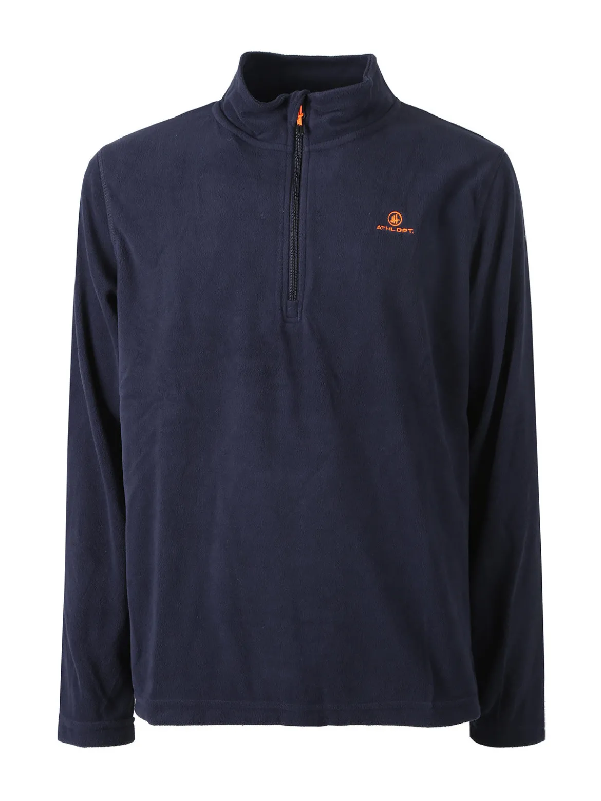 Athl Dpt Felpa da uomo mezza zip in micropile - blu scuro