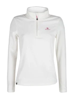 Athl Dpt Felpa donna in micropile mezza zip