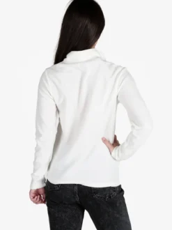 Athl Dpt Felpa donna in micropile mezza zip