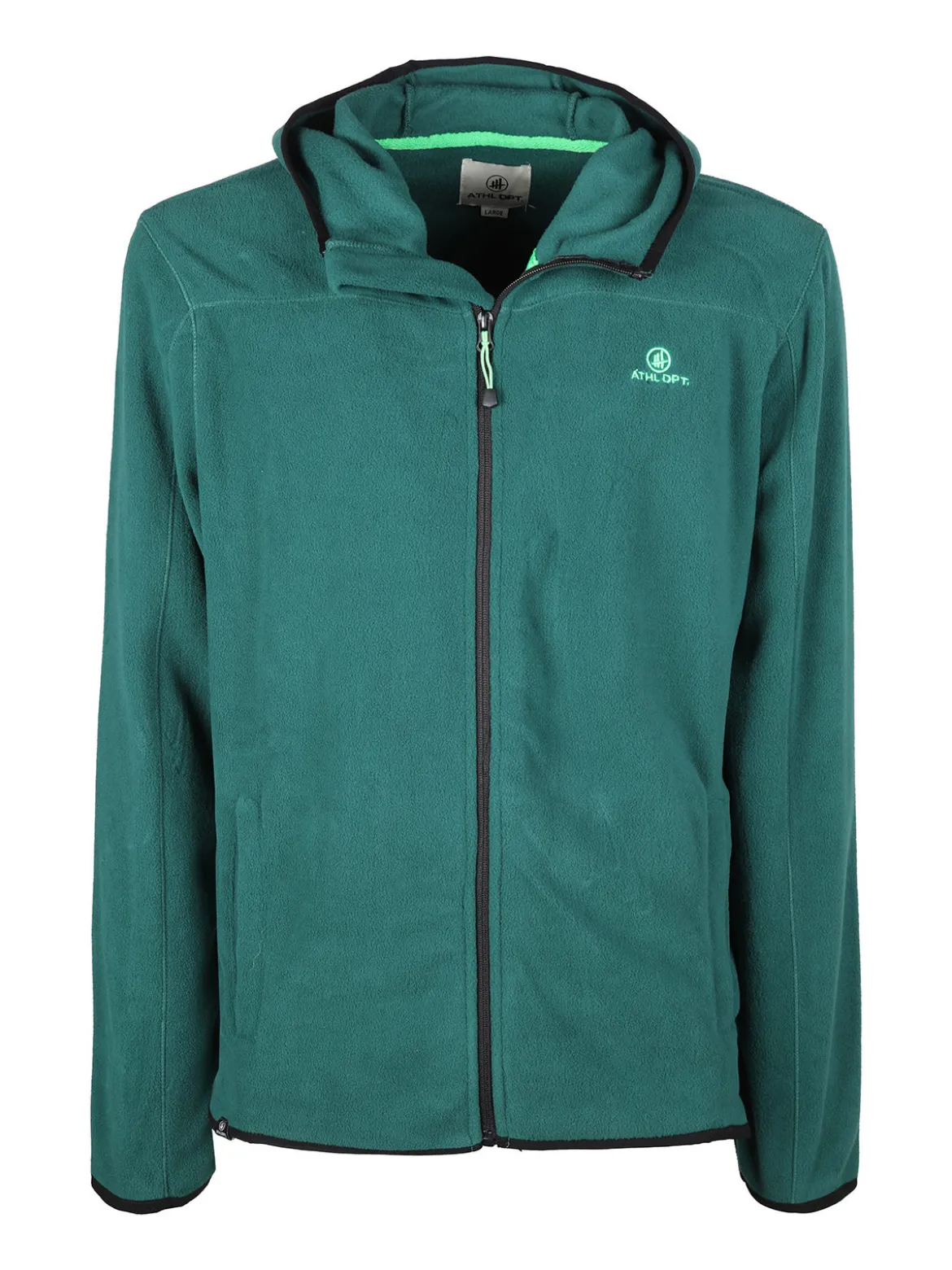 Athl Dpt Felpa in pile da uomo con cappuccio e zip