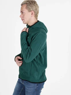 Athl Dpt Felpa in pile da uomo con cappuccio e zip