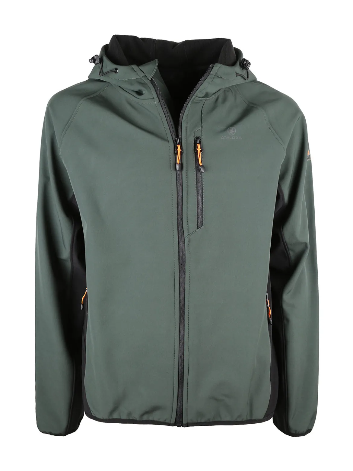 Athl Dpt Giacca da uomo impermeabile con cappuccio e zip