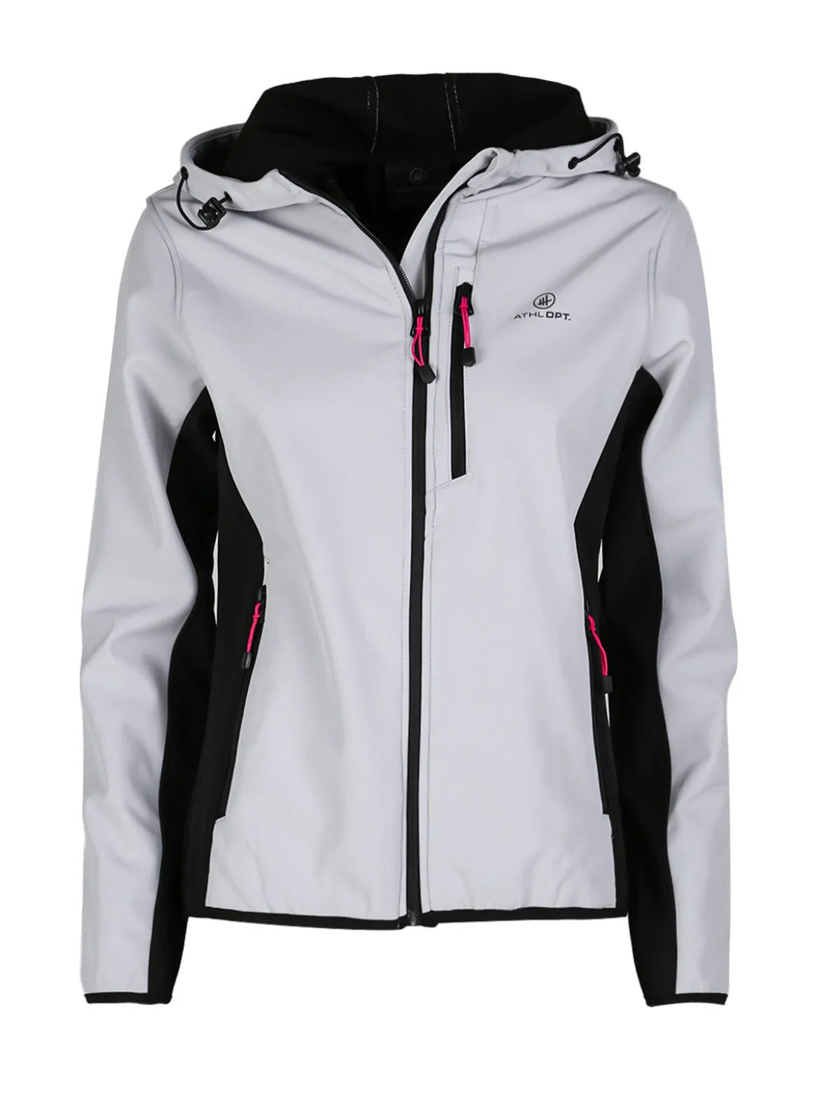 Athl Dpt Giacca donna sportiva impermeabile con cappuccio e zip
