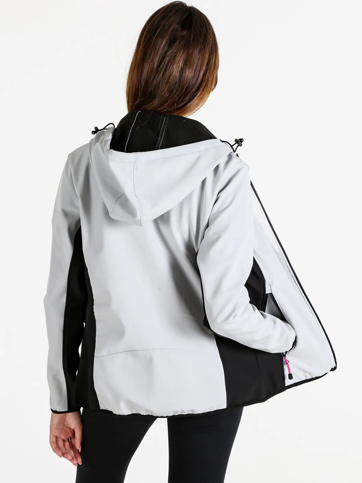 Athl Dpt Giacca donna sportiva impermeabile con cappuccio e zip