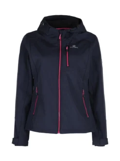 Athl Dpt Giacca impermeabile da donna con cappuccio e interno in pile