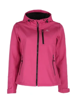 Athl Dpt Giacca impermeabile da donna con cappuccio e interno in pile