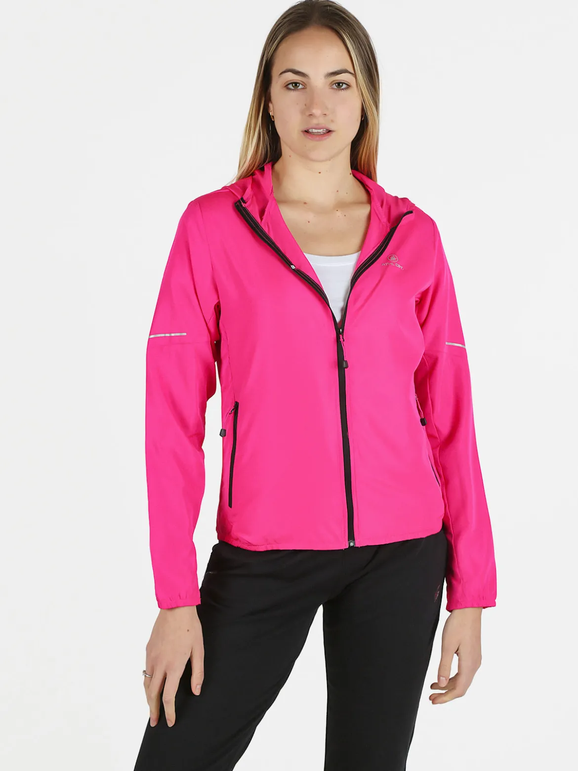 Athl Dpt Giacca running da donna con cappuccio