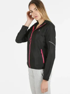 Athl Dpt Giacca running da donna con cappuccio
