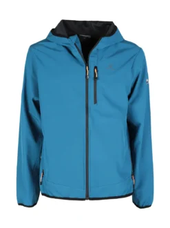 Athl Dpt Giacca sportiva da uomo impermeabile con cappuccio e zip