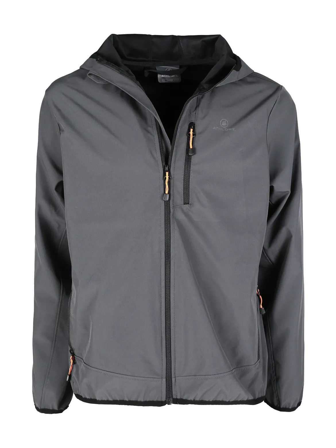 Athl Dpt Giacca sportiva da uomo impermeabile con cappuccio e zip