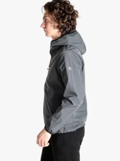 Athl Dpt Giacca sportiva da uomo impermeabile con cappuccio e zip