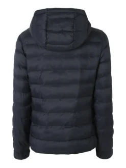 Athl Dpt Giubbino donna 100 grammi con cappuccio e zip - blu scuro