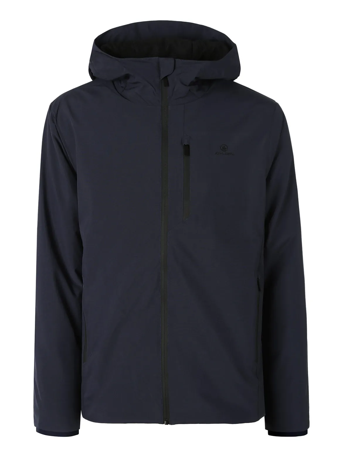 Athl Dpt Giubbotto da uomo impermeabile con cappuccio e zip - blu