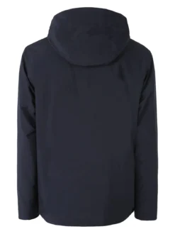 Athl Dpt Giubbotto da uomo impermeabile con cappuccio e zip - blu