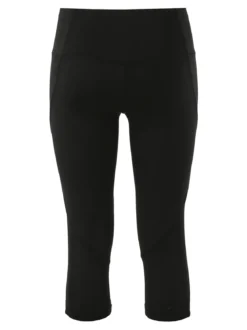 Athl Dpt Leggings donna tre quarti sportivi elasticizzati - nero