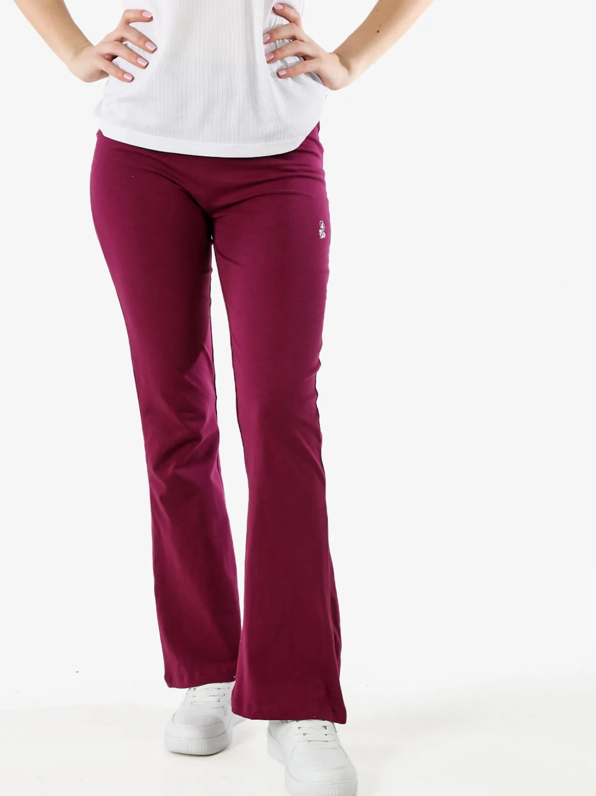 Athl Dpt Pantaloni donna sportivi a zampa - viola