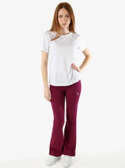 Athl Dpt Pantaloni donna sportivi a zampa - viola