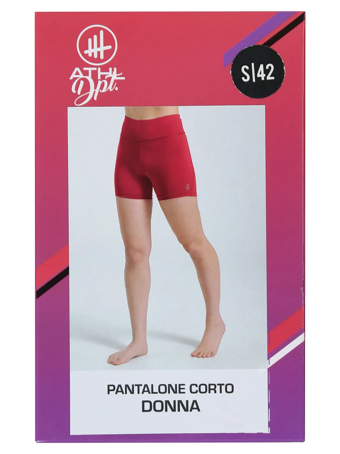 Athl Dpt Shorts sportivi da donna elasticizzati - fucsia