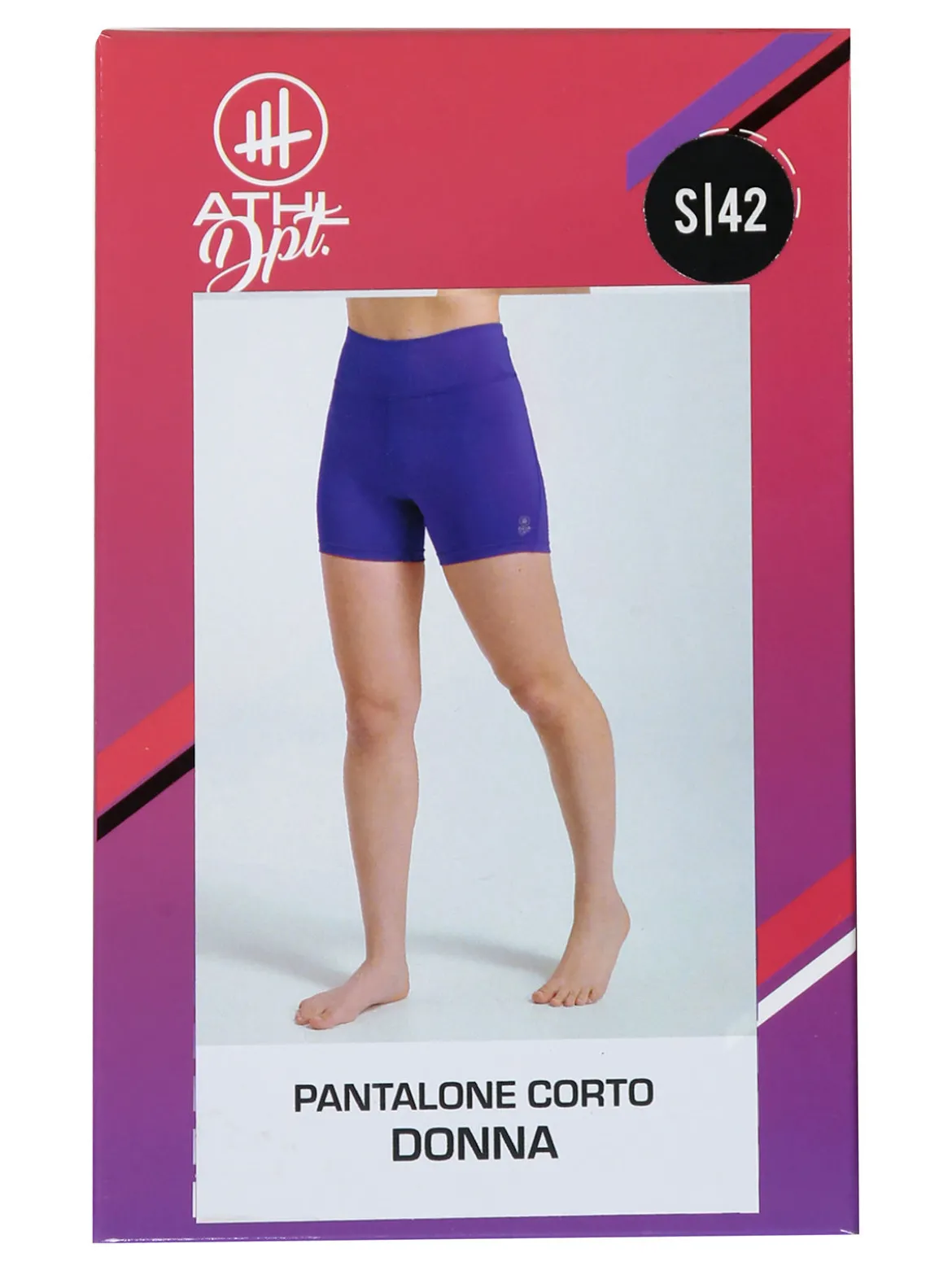 Athl Dpt Shorts sportivi da donna elasticizzati - viola