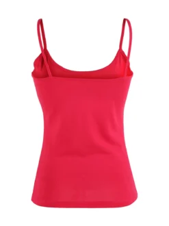 Athl Dpt Top donna in cotone con spalline sottili
