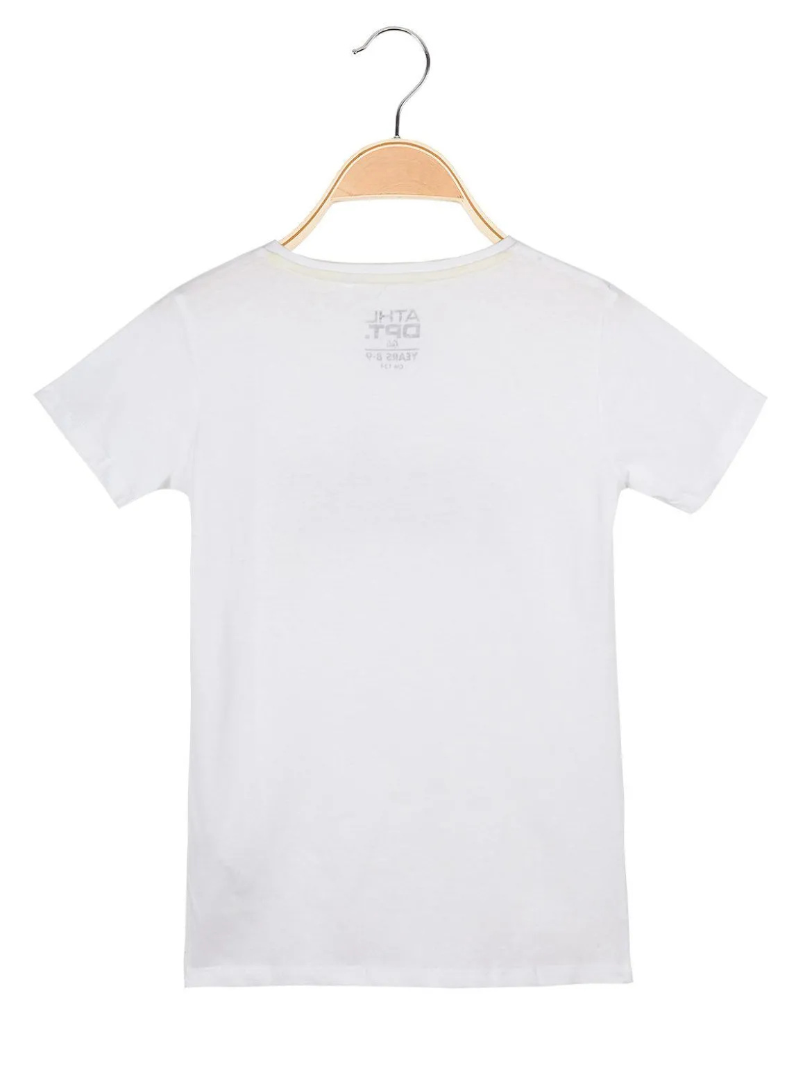 Athl Dpt T-shirt con scritta e glitter