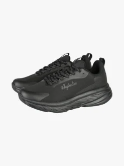 Australian ALPHA Sneakers uomo sportive con suola alta - nero