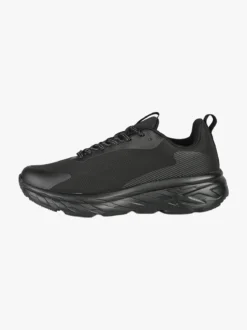 Australian ALPHA Sneakers uomo sportive con suola alta - nero