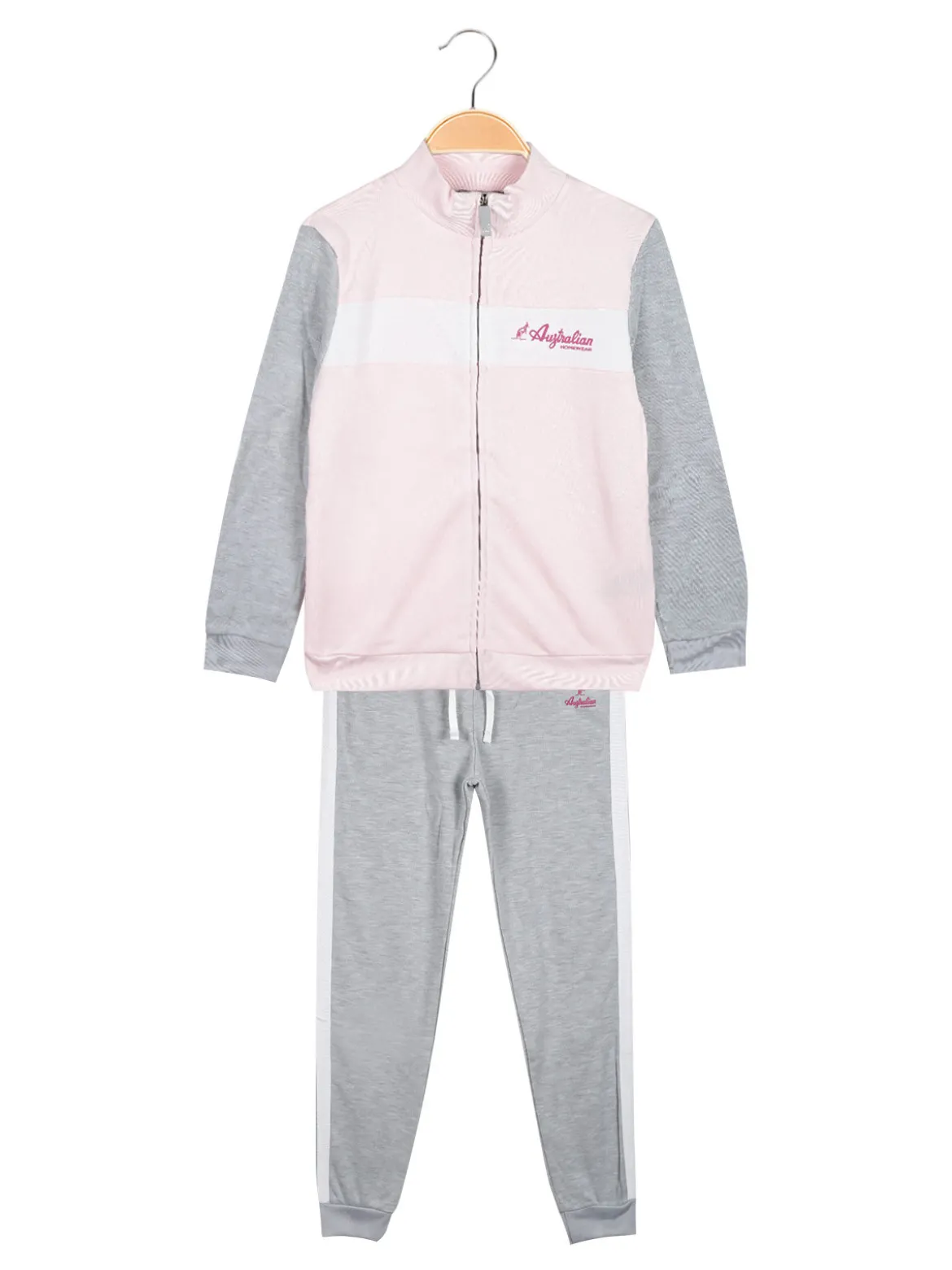 Australian Completo tuta sportiva da bambina 2 pezzi bicolor