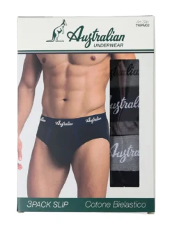 Australian Confezione da 3 slip uomo in cotone - assortito