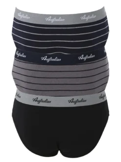 Australian Confezione da 3 slip uomo in cotone - assortito