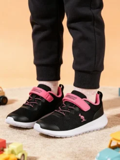 Australian FLAME Sneakers da ragazza con strappo - nero