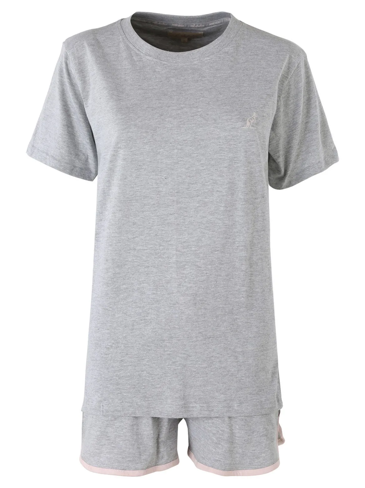 Australian Pigiama corto da donna in cotone - grigio