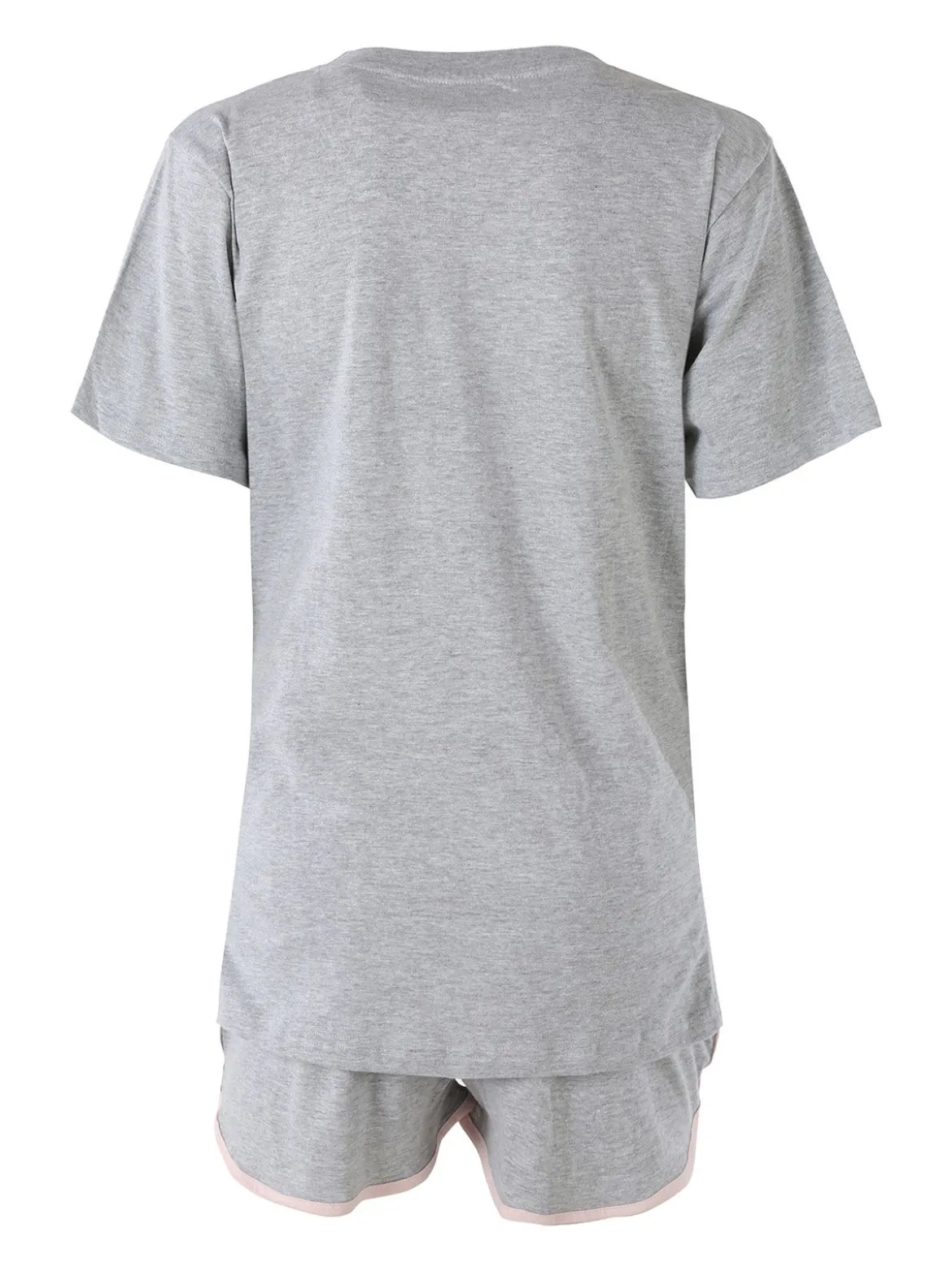 Australian Pigiama corto da donna in cotone - grigio