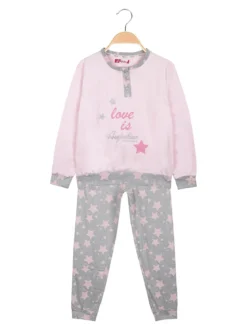 Australian Pigiama lungo da bambina in caldo cotone