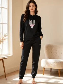 Australian Pigiama lungo da donna con stampa