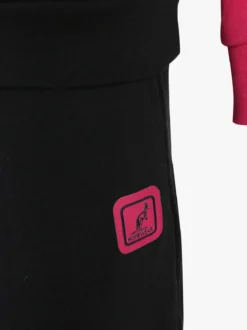 Australian Pigiama lungo da donna in cotone interlock - fucsia