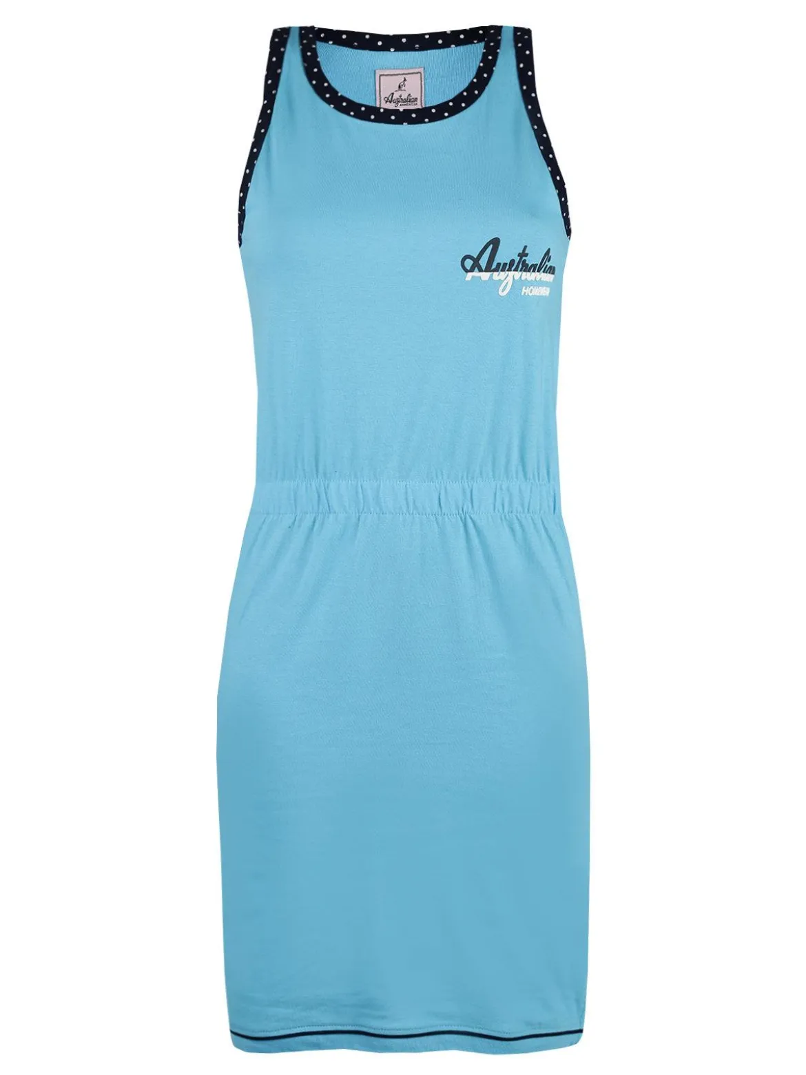 Australian Vestito da casa smanicato in cotone
