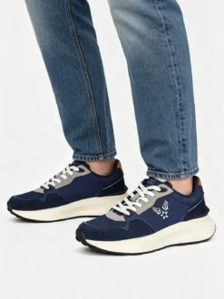 Avirex Sneakers casual da uomo stringate - blu scuro