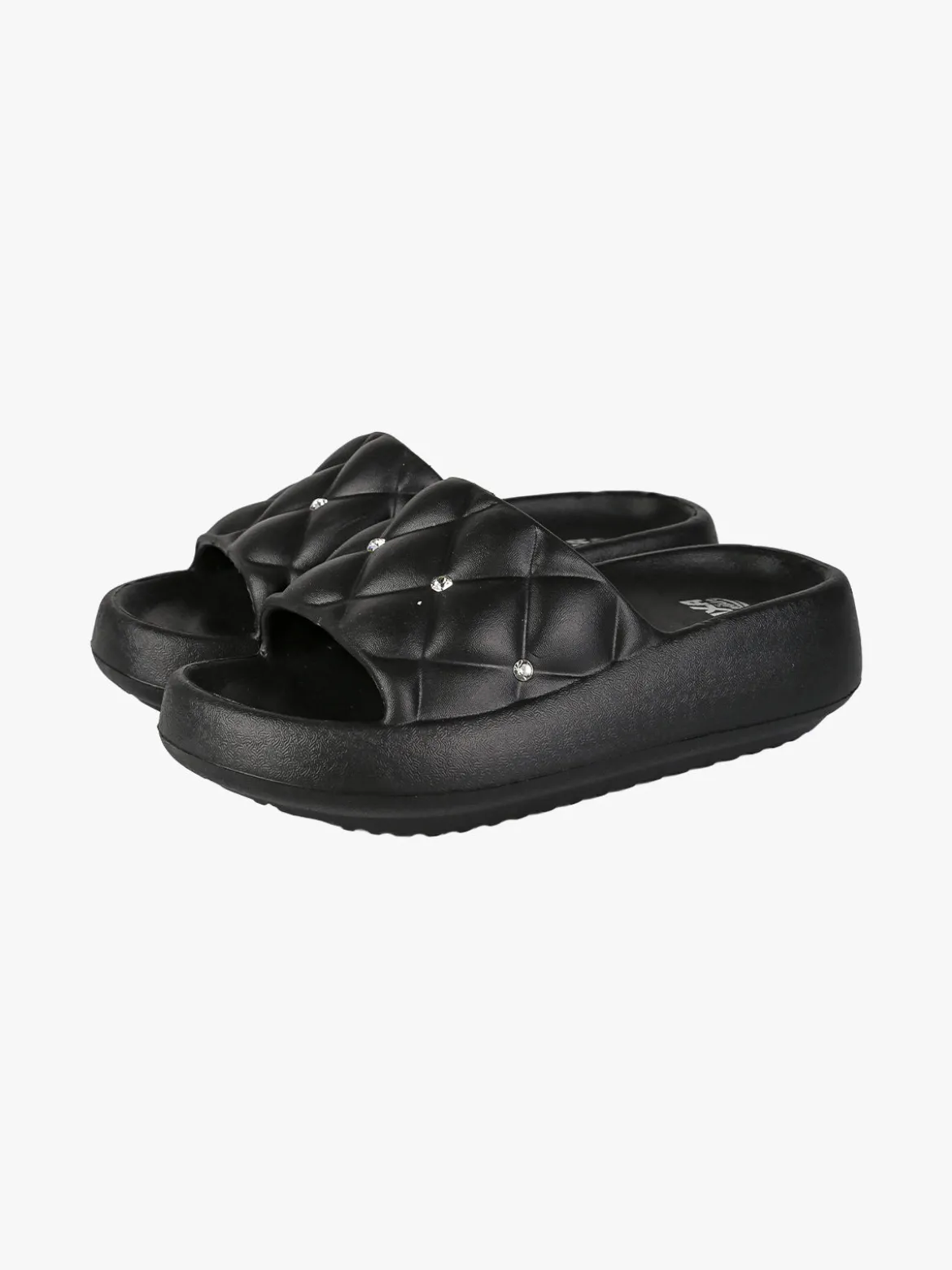 Axa Shoes Ciabatte donna con strass e suola alta
