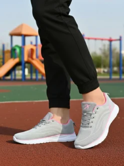 Axa Shoes Sneakers donna sportive in maglia - grigio
