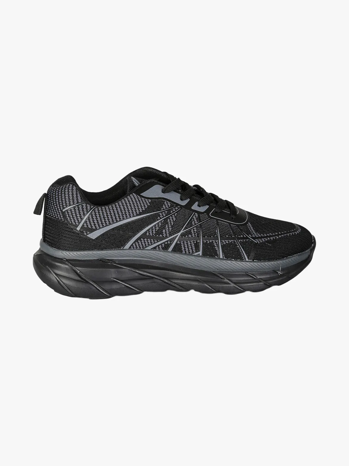 Axa Shoes Sneakers sportive da uomo in maglia - nero