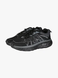 Axa Shoes Sneakers sportive da uomo in maglia - nero