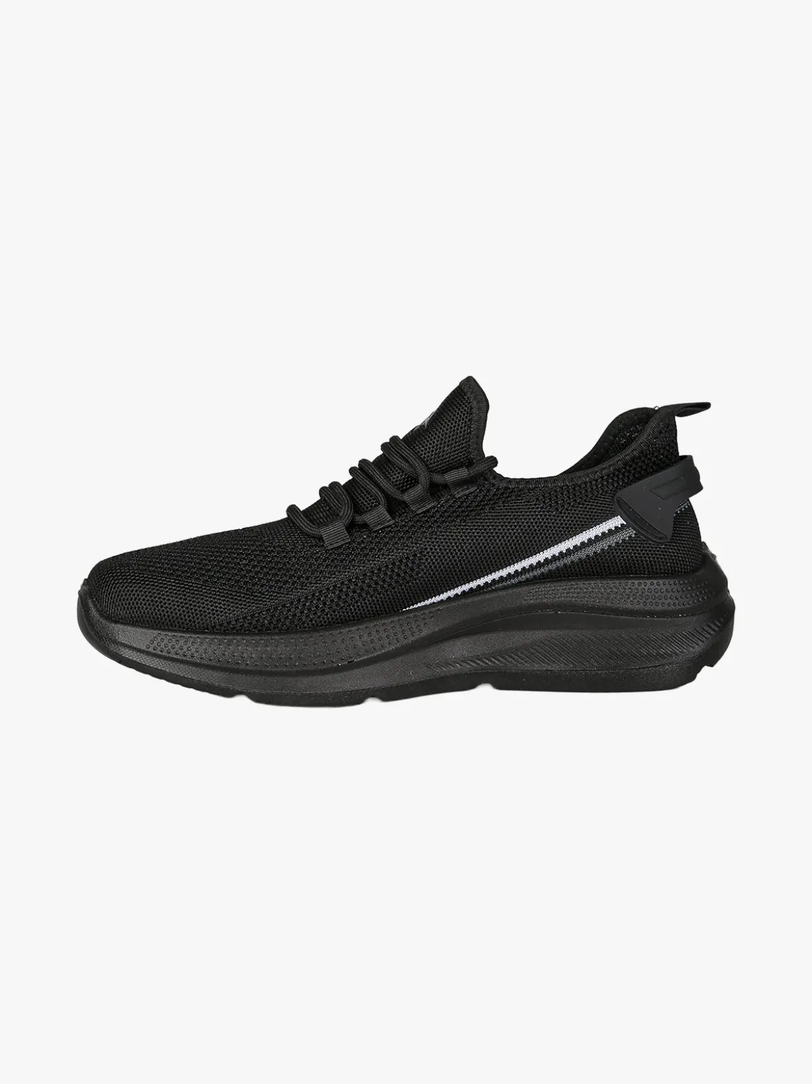 Axa Shoes Sneakers sportive da uomo in maglia - nero