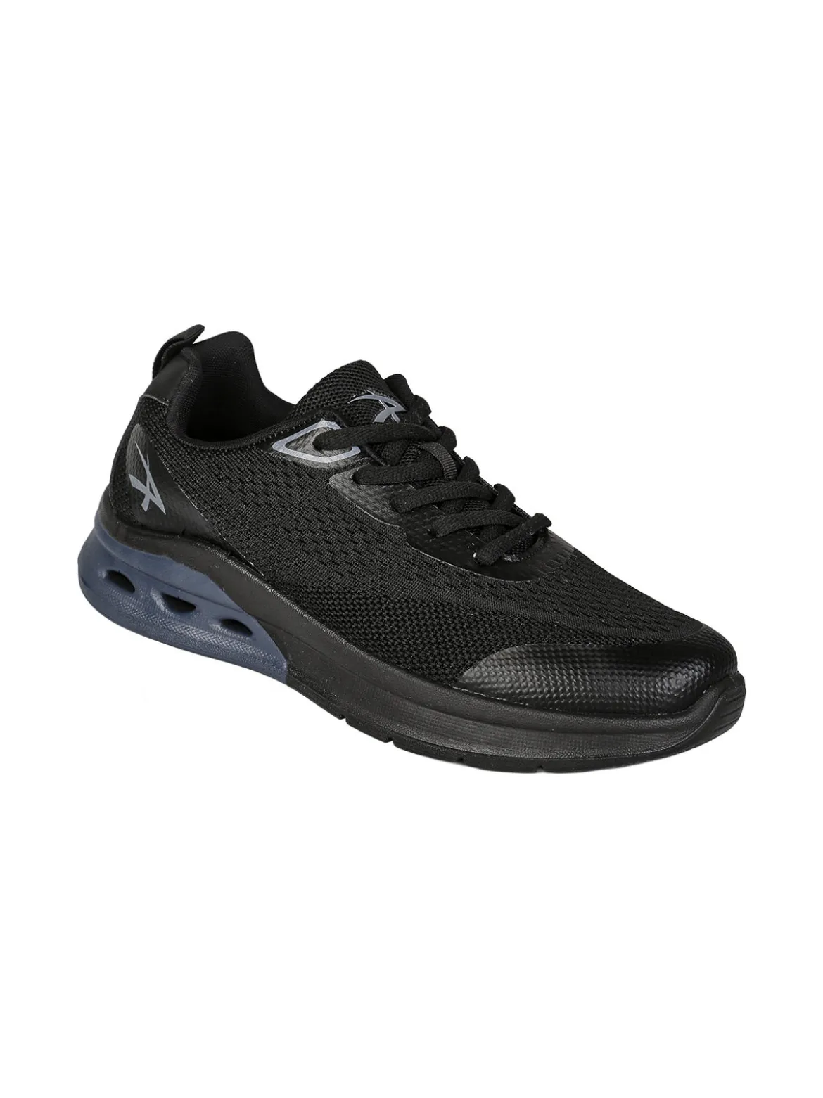 Axa Shoes Sneakers sportive da uomo in maglia - nero
