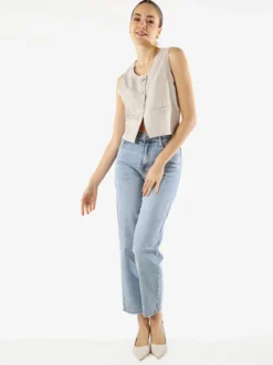 Ayaaa Jeans donna mom fit a vita alta - jeans