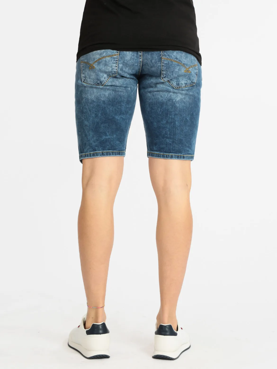 Baci & Abbracci Bermuda in jeans da uomo
