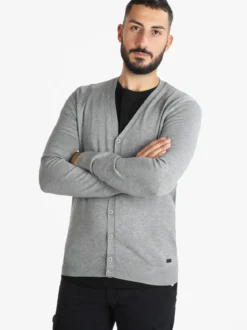 Baci & Abbracci Cardigan uomo in maglia con bottoni