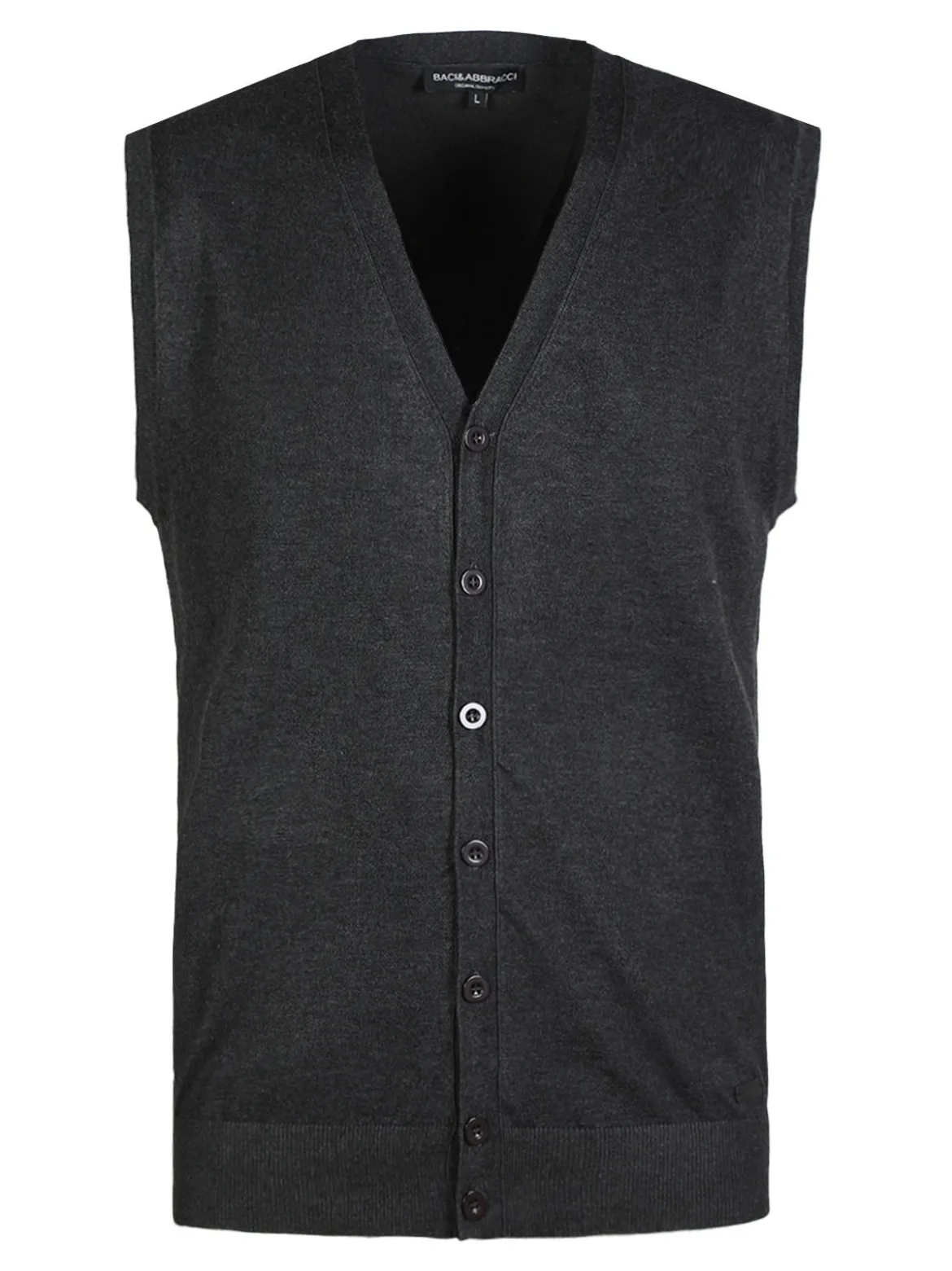 Baci & Abbracci Gilet uomo smanicato con bottoni